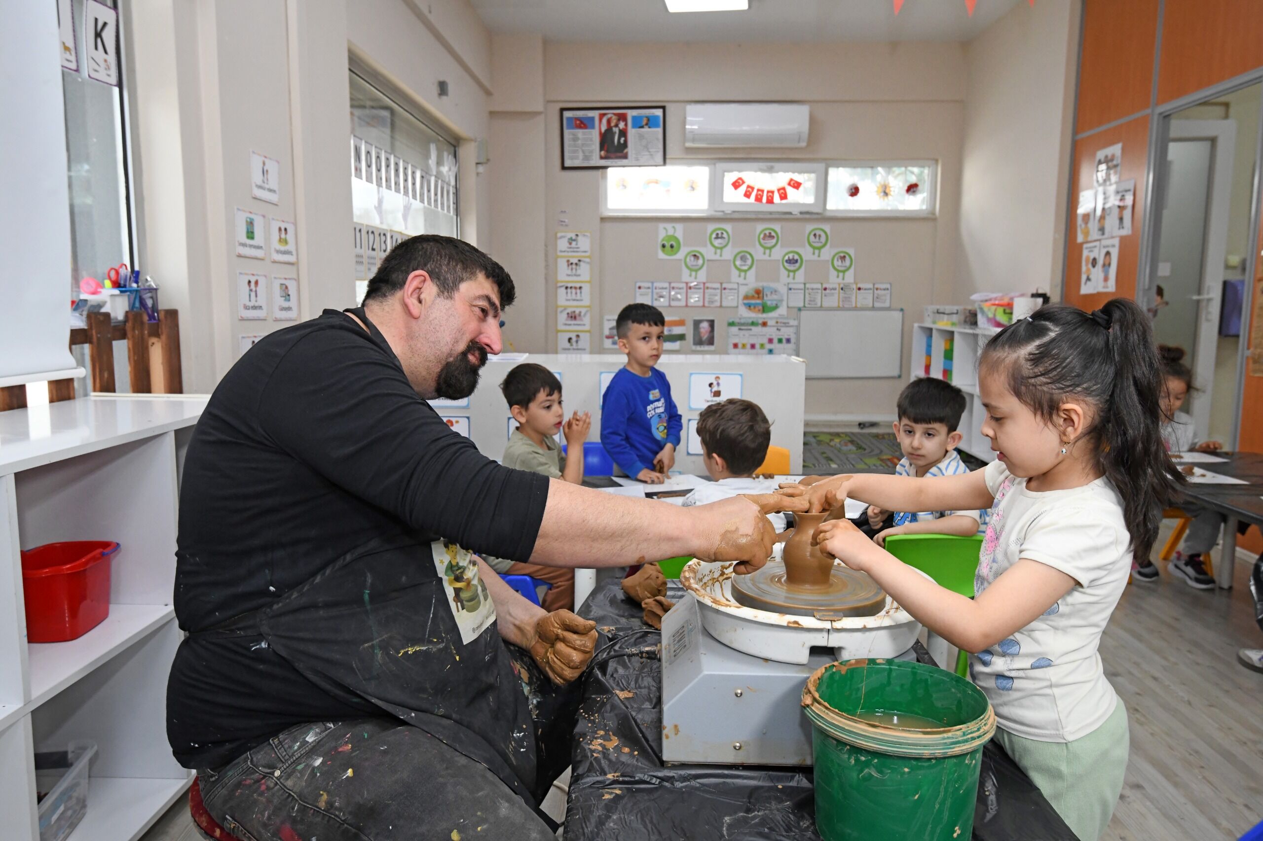 Kreşlerde Çömlek Atölyesi (10)