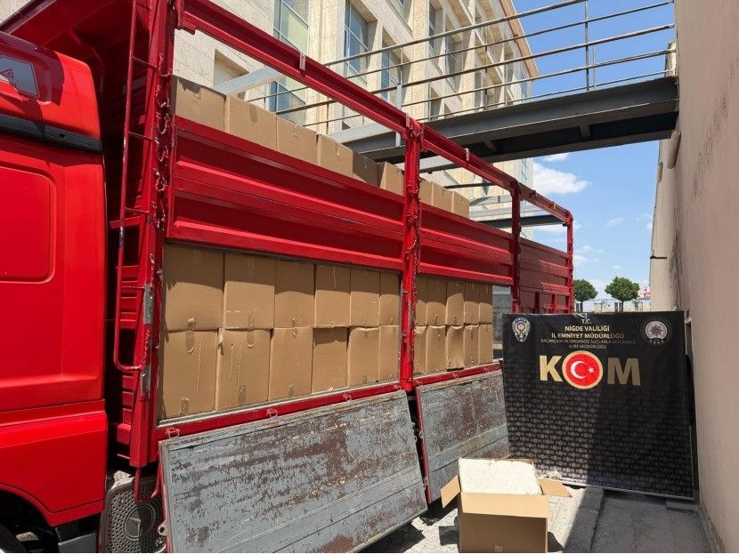 Niğde'de 15 milyon liralık kaçakçılık operasyonu: 1 tutuklama