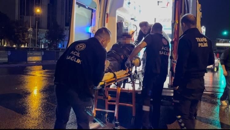 Bursa'da kaygan yol kazayı beraberinde getirdi