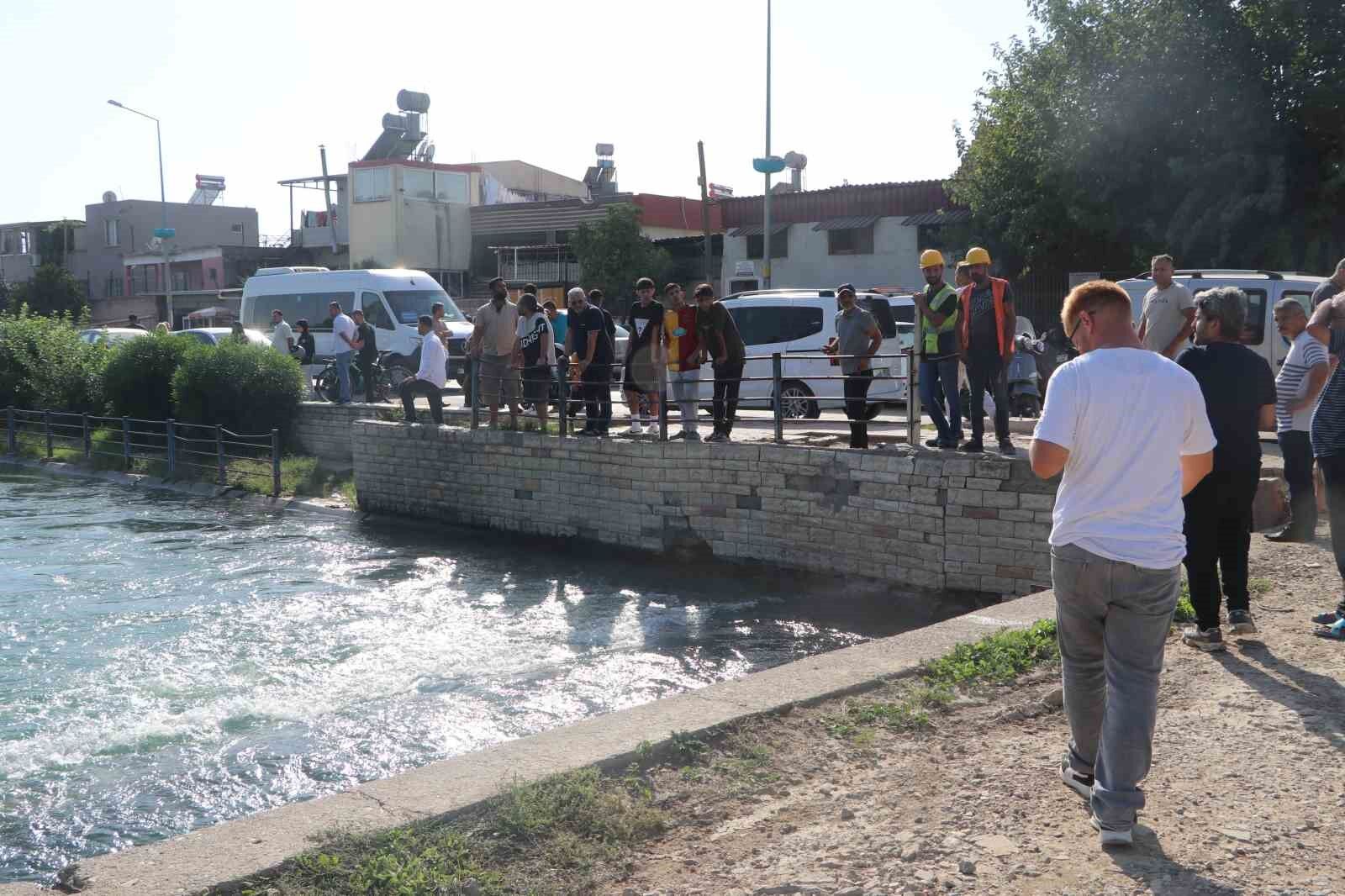 Adana'da sulama kanalında kaybolan kişi aranıyor