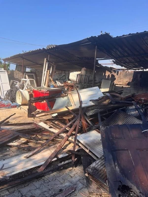 Altınözü'nde depo yangını yaşandı