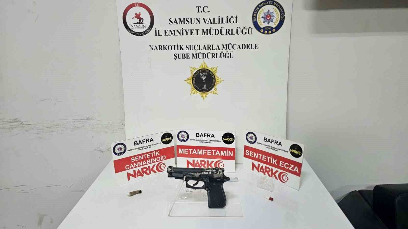 Bafra'da uyuşturucu operasyonu: 1 tutuklama