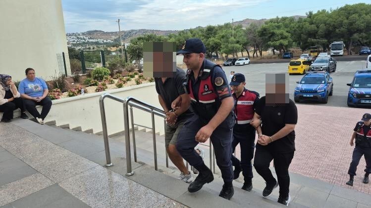 Bodrum'da yasadışı bahis operasyonunda gözaltına alınan 43 şüpheli adliyede