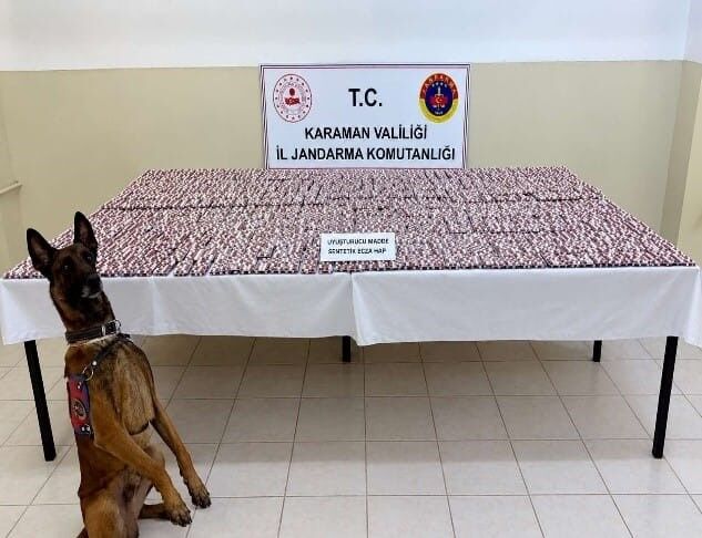 Karaman'da 20 bin uyuşturucu hap ele geçirildi: 7 tutuklama