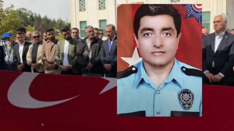 AYM önünde yaşamına son veren emekli polis Ali Şekeroğlu son yolculuğuna uğurlandı
