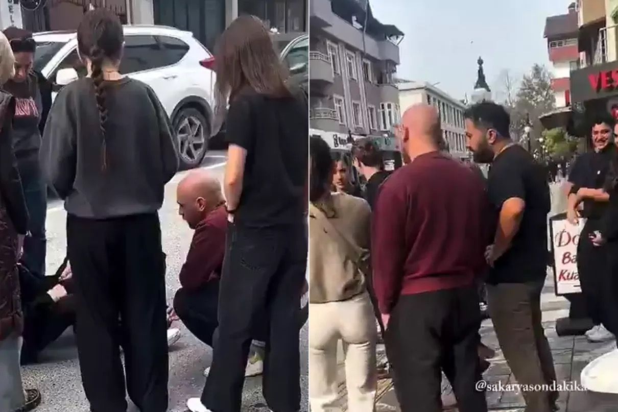 Sapanca'da insanlık ölmedi dedirten görüntü: Kaza yapan genç kızın imdadına koştu