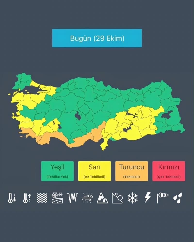 Bursa dahil birçok ilde fırtına ve sağanak bekleniyor: Bakan Çiftçi uyardı