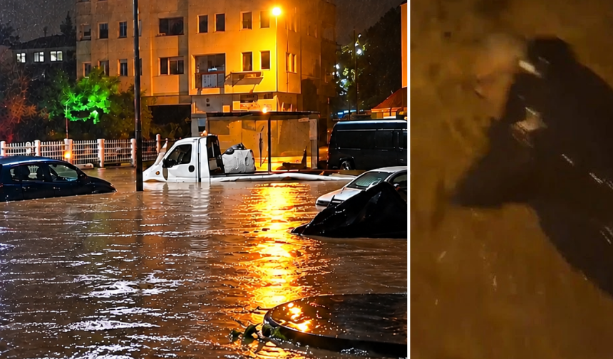 Armutlu’da selde can pazarı! Sulara kapılan adamı vatandaş kurtardı
