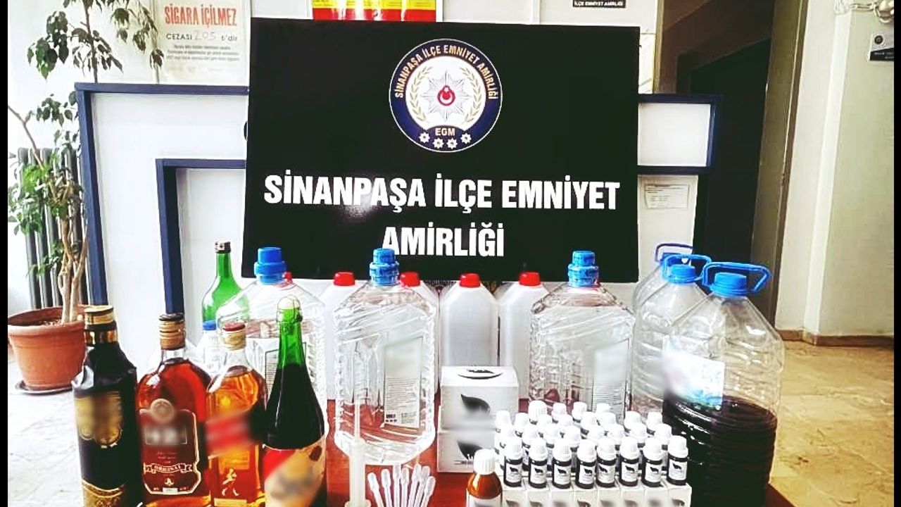 Polisten kaçak alkol operasyonu