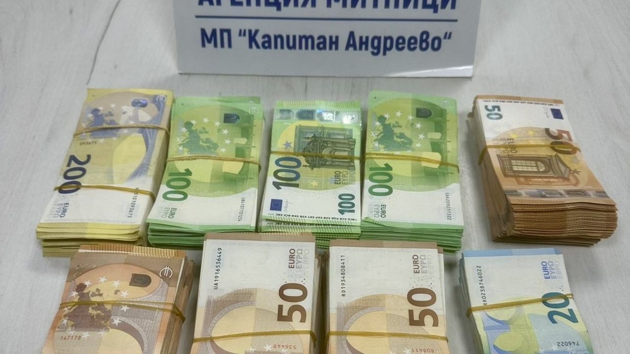 Tırın soğutucusuna gizlenen 102 bin euro ele geçirildi