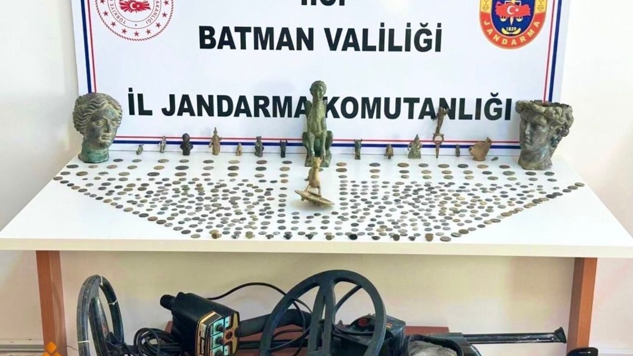 Batman’da tarihi eser operasyonu: 1 gözaltı