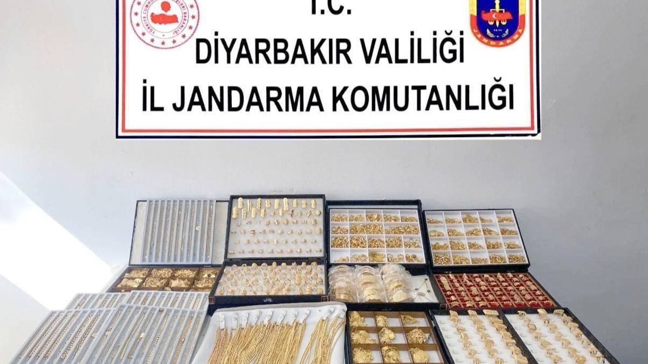 Diyarbakır’da 40 milyon liralık kaçak altın ele geçirildi