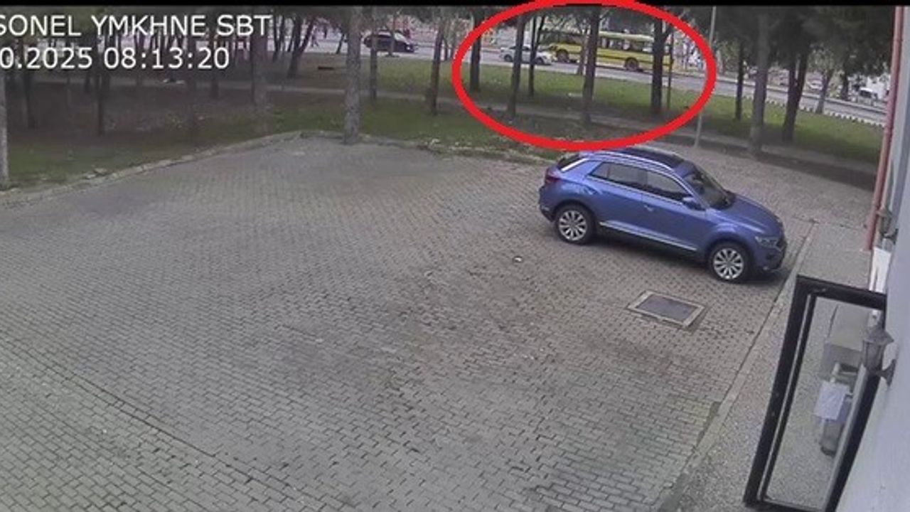 Bursa'da kampüs içinde kadına otobüs çarptı