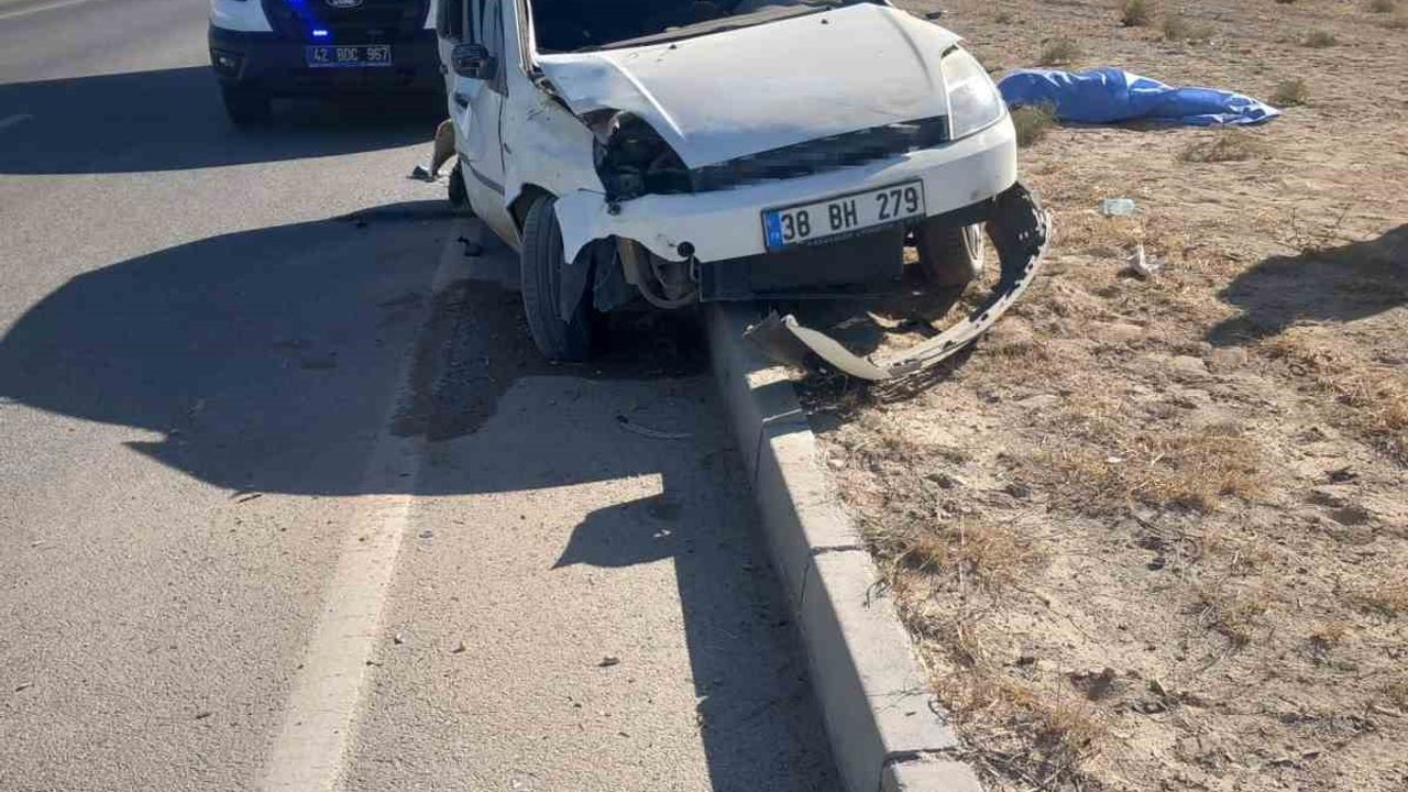 Konya’da otomobil takla attı: 1 ölü