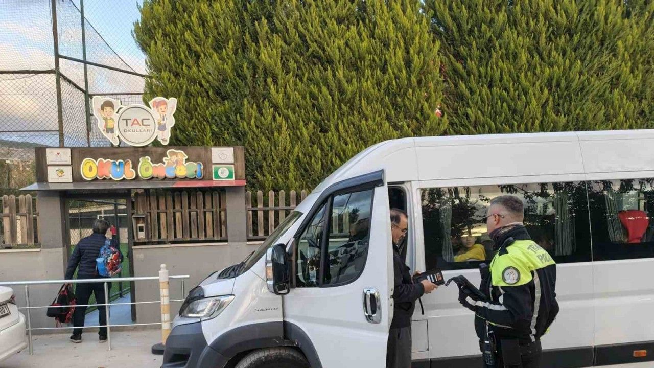 Menteşe’de öğrenci servis araçlarına yönelik kapsamlı denetim