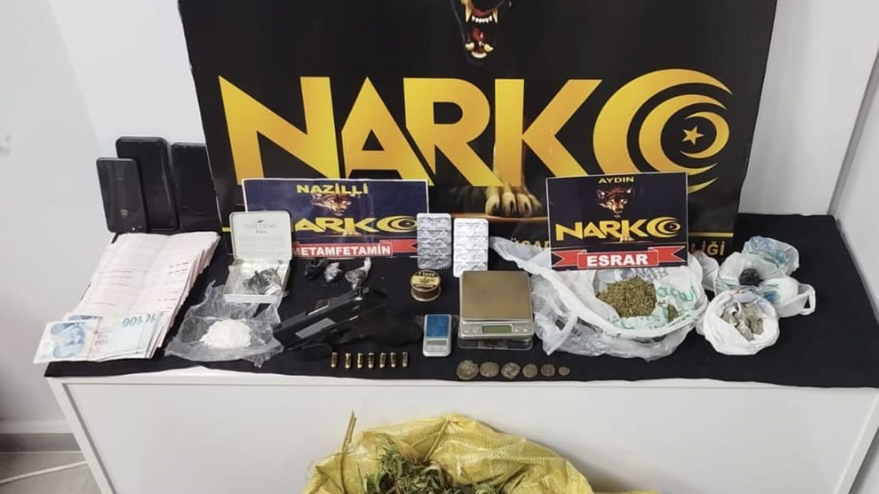 Nazilli’de eş zamanlı uyuşturucu operasyonu: 2 şüpheli tutuklandı