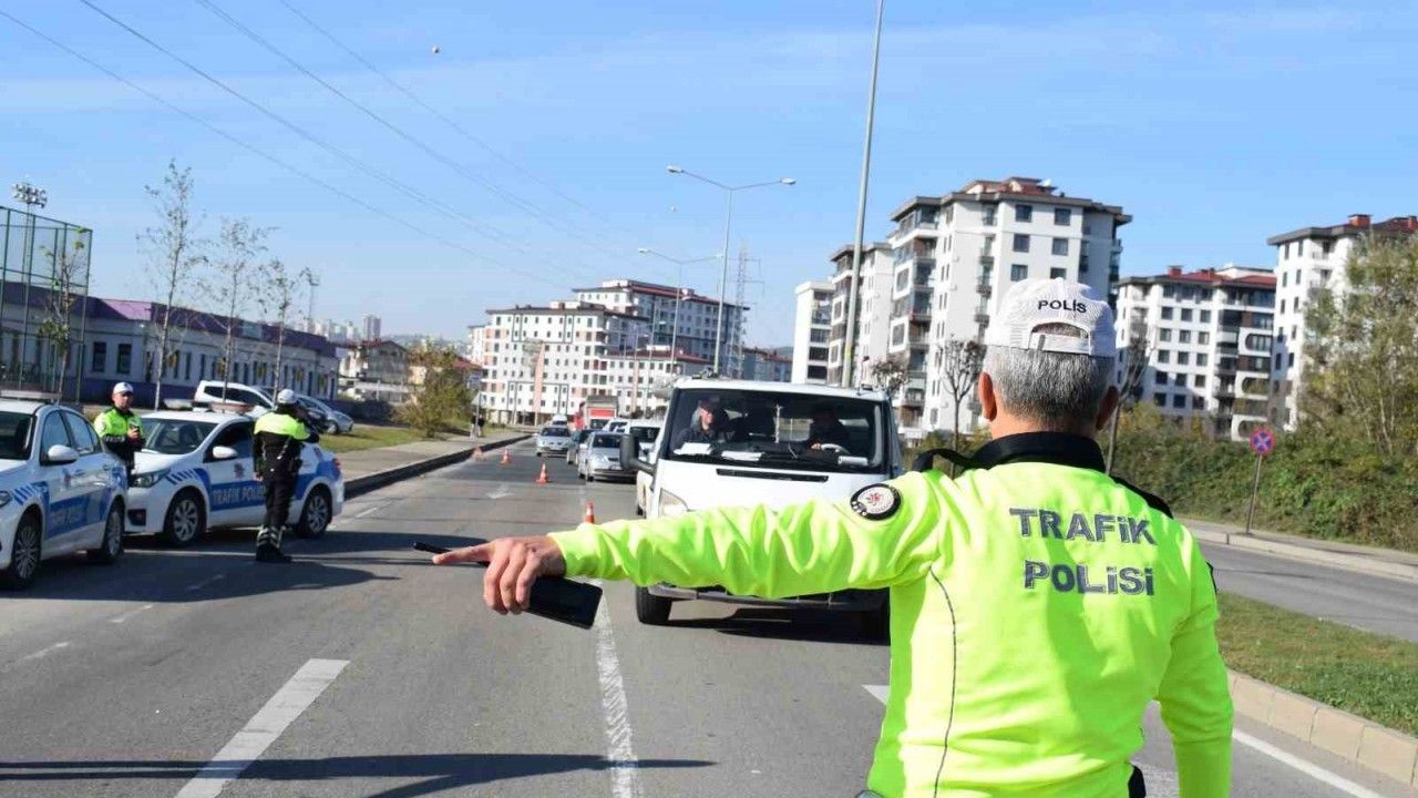 Ordu’da bir haftada 20 binden fazla araç ve sürücüsü denetlendi