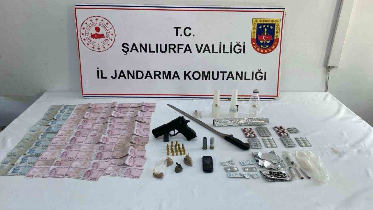 Şanlıurfa’da 91 adet uyuşturucu hap ele geçirildi