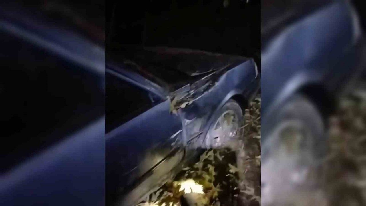 Sinop’ta otomobil şarampole yuvarlandı: 3 yaralı