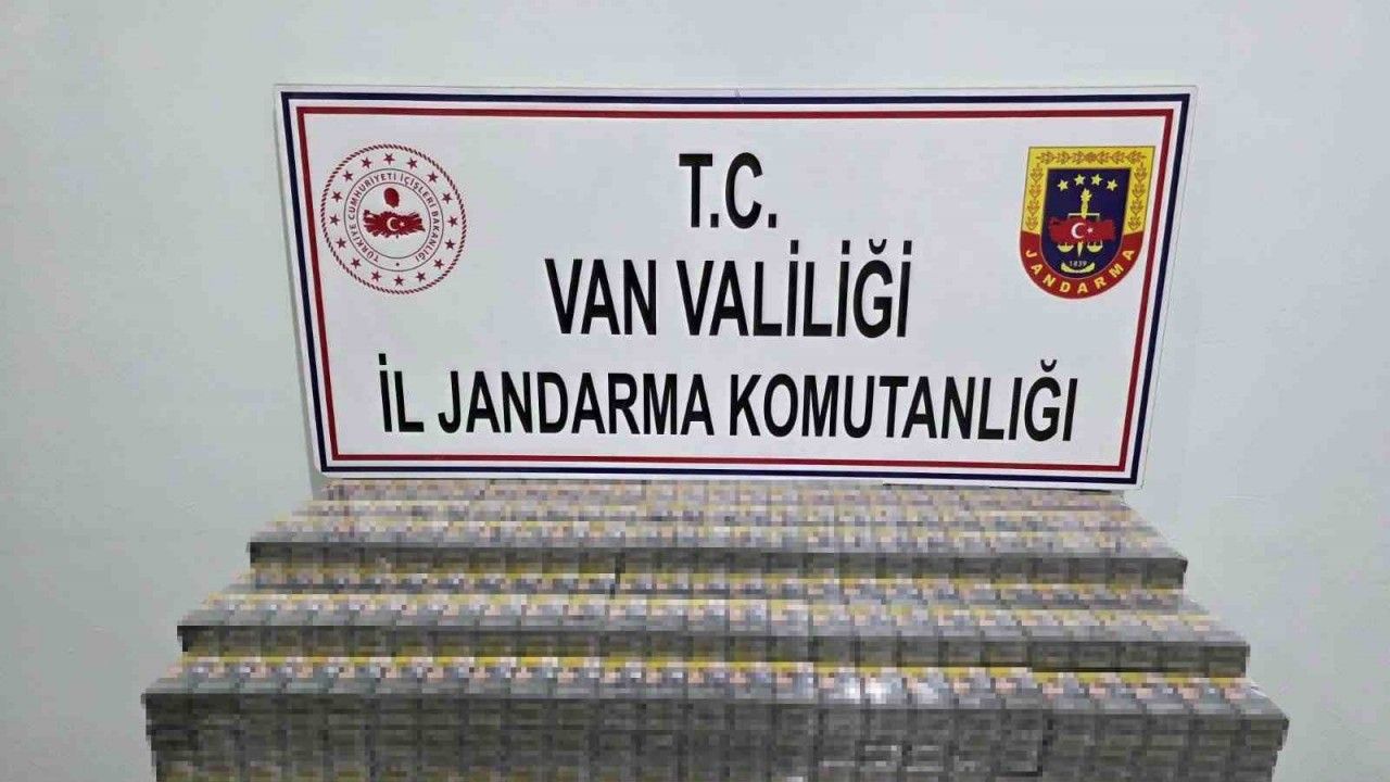 Van’da 2 bin 470 paket kaçak sigara ele geçirildi