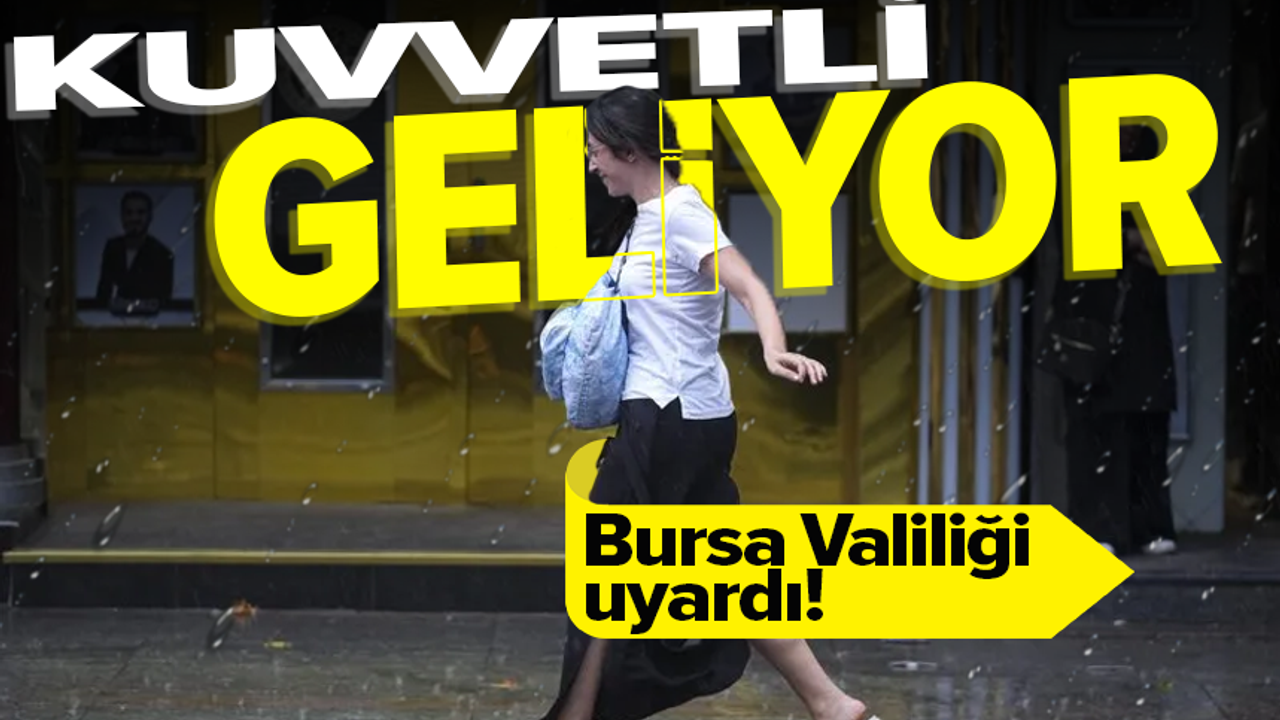 Bursa Valiliği’nden fırtına uyarısı: Ulaşımda aksamalara dikkat