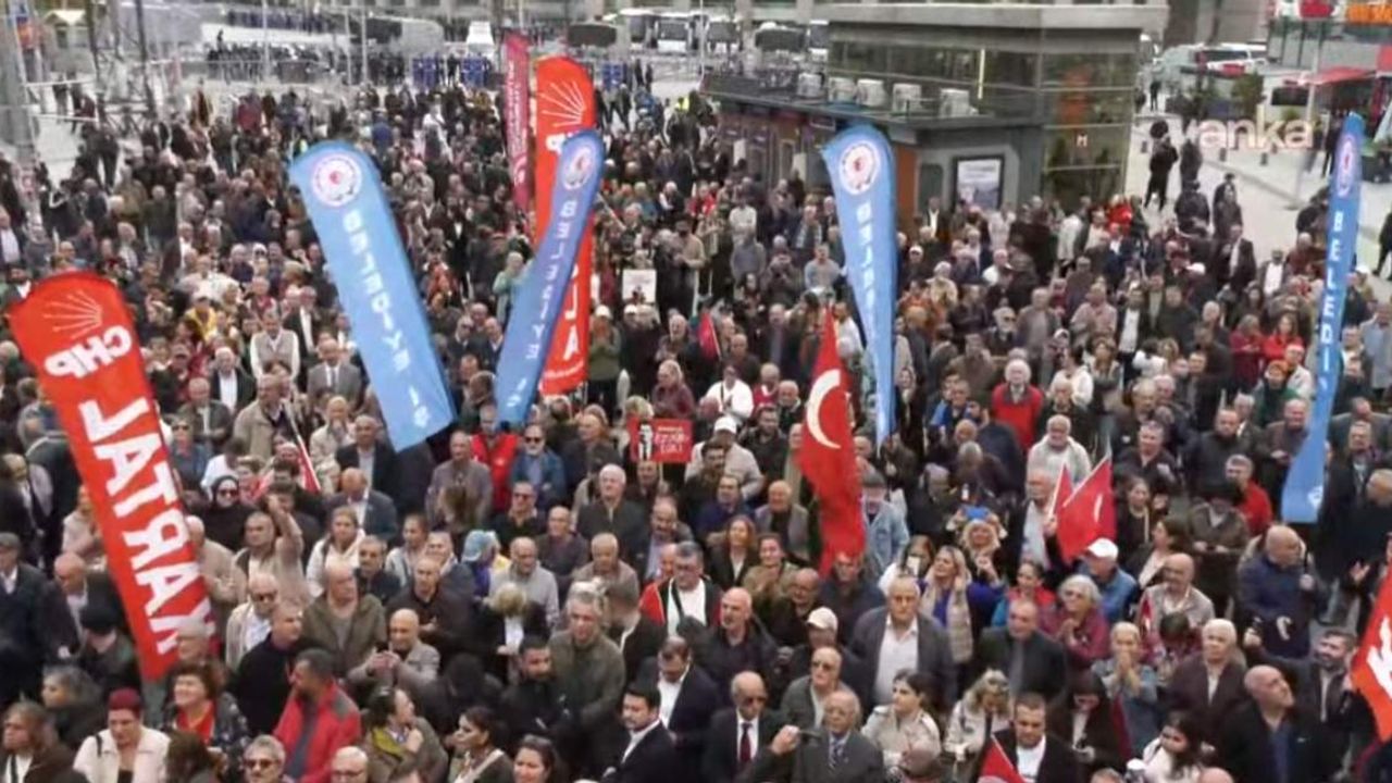 Ekrem İmamoğlu ifade vermek için Çağlayan Adliyesi'nde