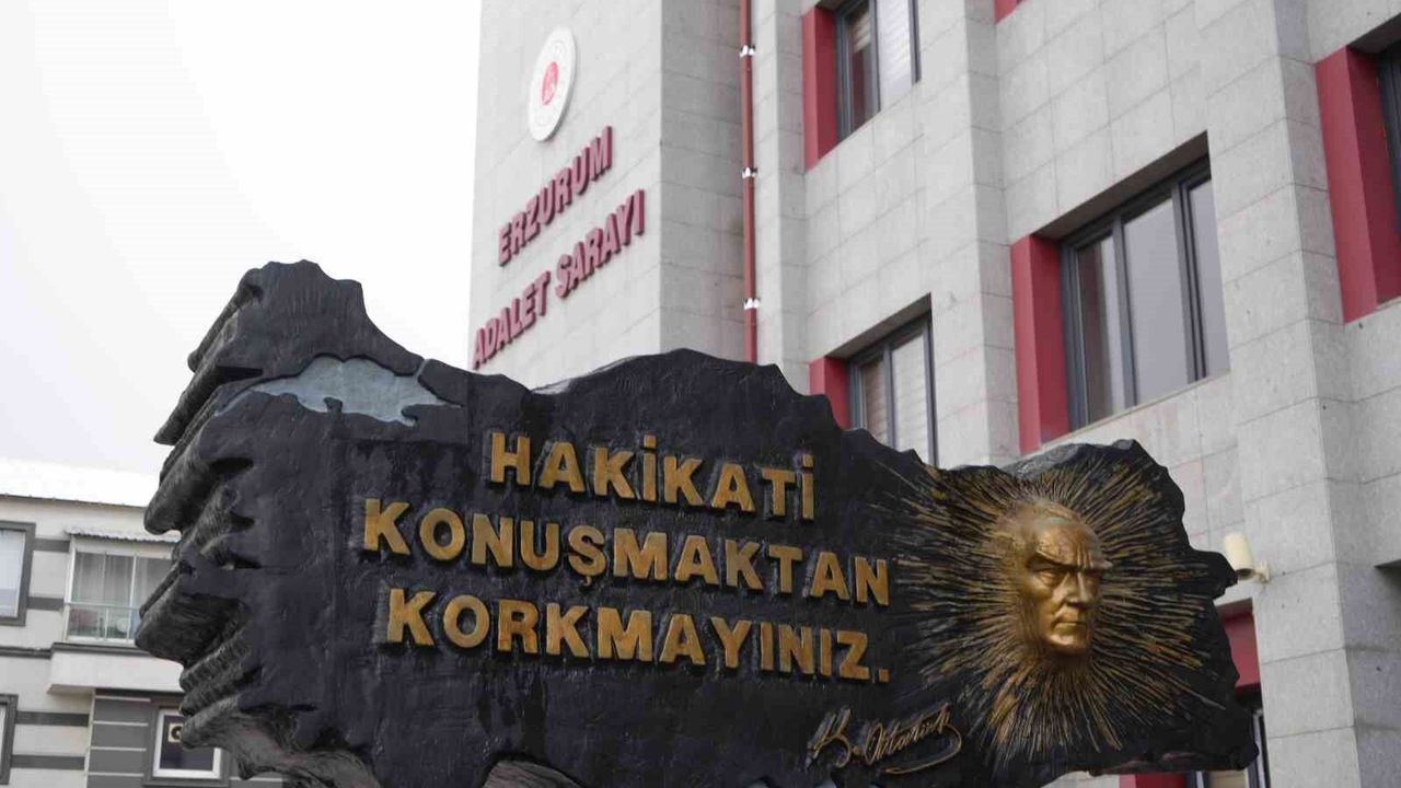 Yalova İl Emniyet Müdürü Yılmaz Delen, Gülistan Doku soruşturmasında Erzurum Adliyesi'nde 'tanık' sıfatıyla ifade veriyor