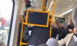 Metroda çıkan tartışma kavgaya döndü