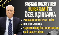 BBB Başkanı Bozbey'den Bursa Saati'ne özel açıklama: Hukuksuzluktur