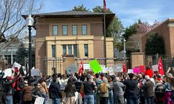 Washington'da Türk Konsolosluğu önünde İmamoğlu protestosu!