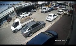 Freni boşalan kamyon geri kaçtı, 4 araca çarparak durabildi