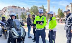 Tekirdağ'da motosiklet denetimi