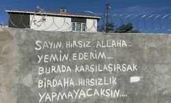Tekirdağ’da hırsıza duvar yazılı tepki