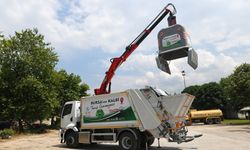 Osmangazi Belediyesi'nden yerüstü çöp konteynerı