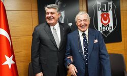 Rahmi Koç'tan Beşiktaş Kulübü Başkanı Serdal Adalı'ya tebrik ziyareti
