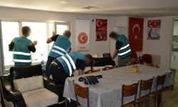 Hükümlülerden Şehit Aileleri Vakfı'nda temizlik desteği
