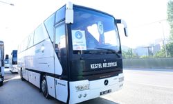 BURULAŞ eylemine karşı Kestel Belediyesi'nden ücretsiz servis hizmeti