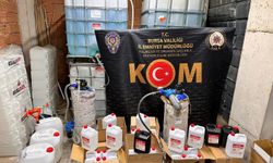 Bursa'da sahte alkole geçit verilmedi, 4 bin 400 litre etil alkol ele geçirildi