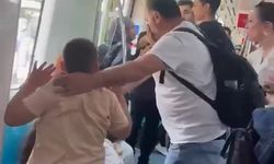 Marmaray'da çocuklarının yanında babayı darbeden iki şahıs yakalandı