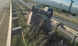 Alkollü sürücünün kullandığı otomobil takla attı: 4 yaralı