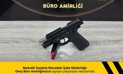 Bingöl’de ruhsatsız tabanca ve esrar ele geçirildi