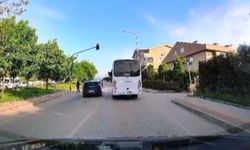 Bursa trafiğinde en ilginç görüntüler