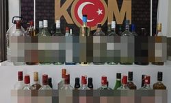 Didim’de kaçak içki operasyonu