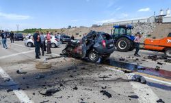 Elazığ’da feci kaza: 1 ölü, 2 ağır yaralı