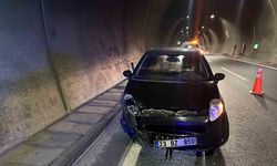 Erkenek  tünelinde trafik kazası: 1 yaralı