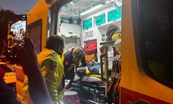 Halk otobüsü yayaya çarptı: 1 yaralı
