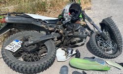 Kamyona çarpan motosiklet sürücüsü hayatını kaybetti