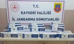 Kayseri’de bin 400 paket kaçak sigara yakalandı