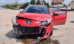 Kırıkkale’de iki otomobil çarpıştı: 1 yaralı