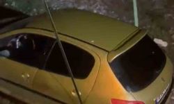 Bursa'da ani manevra yaptı, şarampolden uçtu